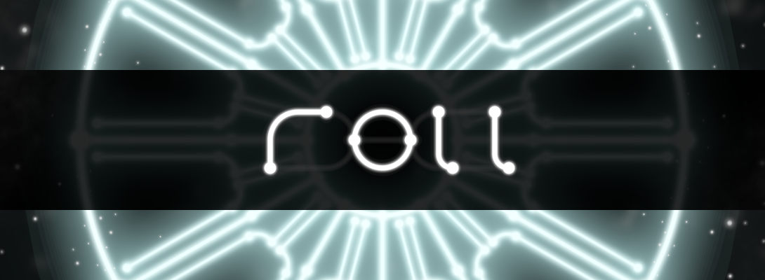 Banner for the game 'roll'.